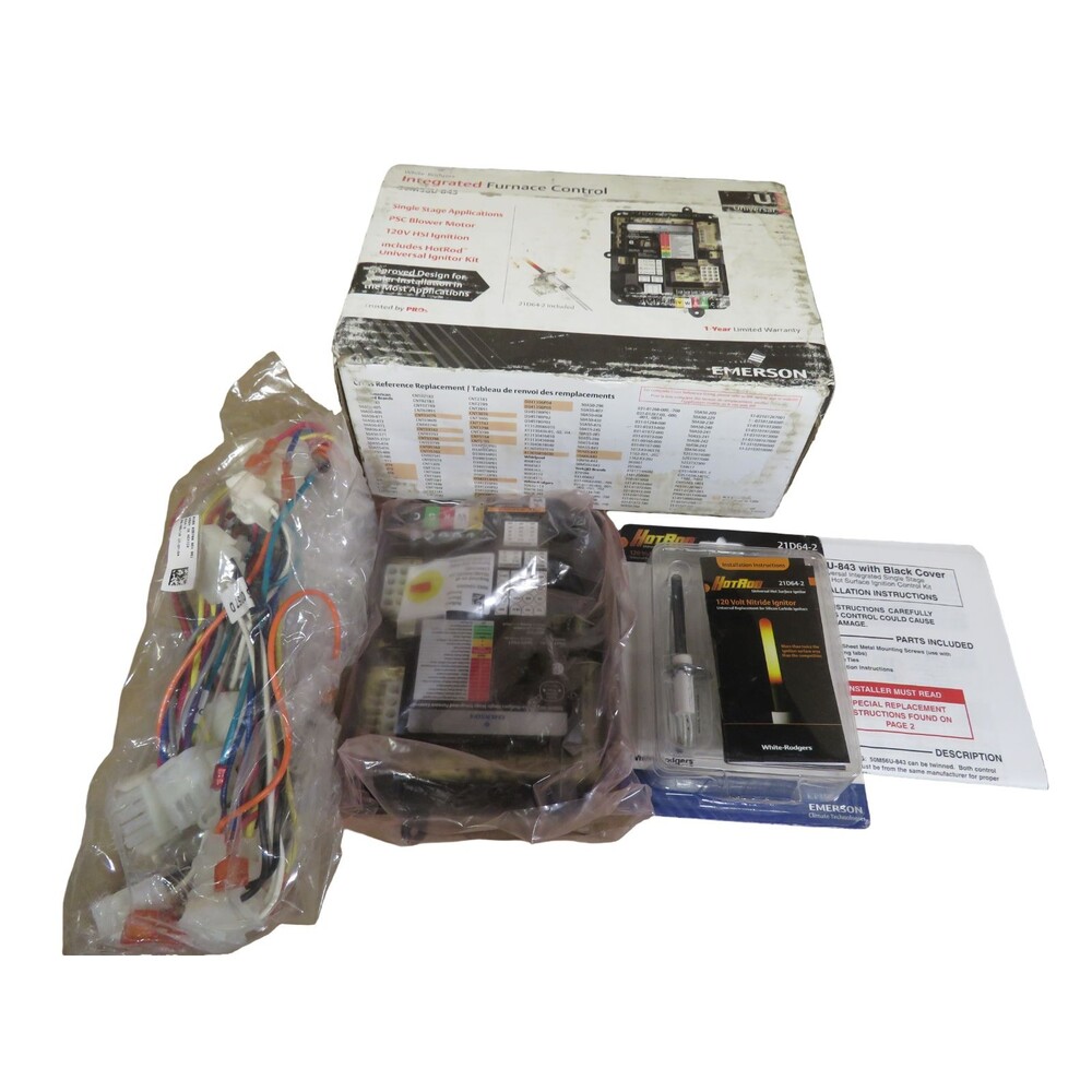 White-Rodgers 50M56U-843 Integrated Furnace Control Board 120V HSI - NEW